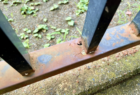 鉄部・アルミの錆び