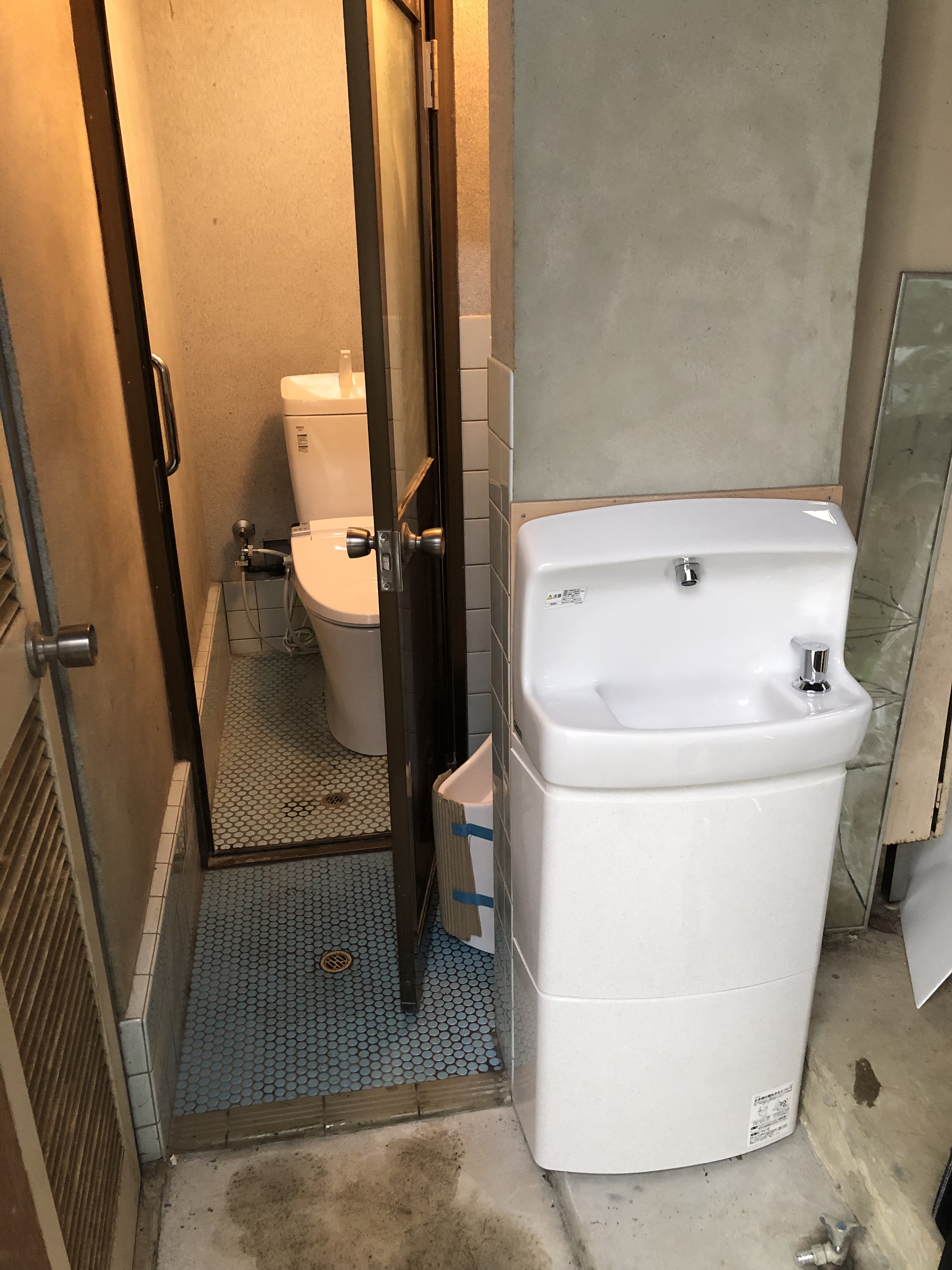 丹波市で外用トイレ工事