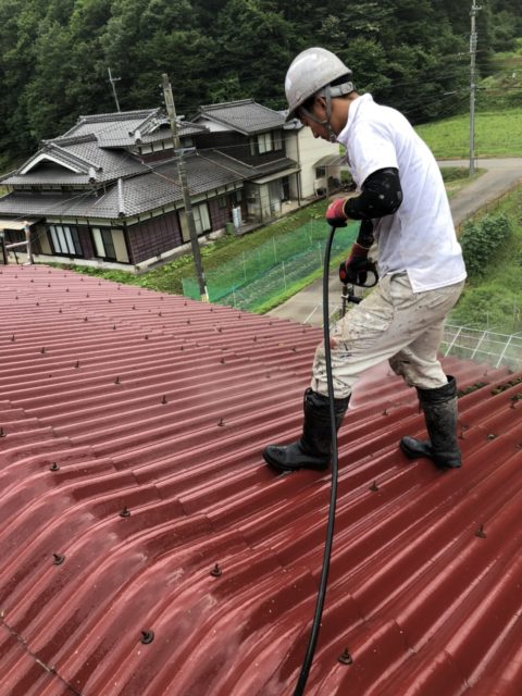 スレート屋根塗装工事